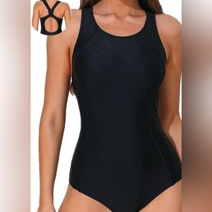 Women's Black One-Piece Swimsuit